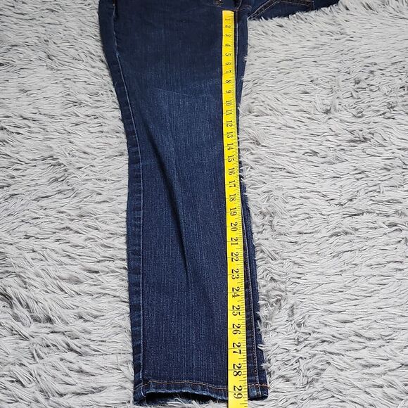 Tommy Hilfiger Jeans Womens Size 6 Regular 6R Skinny Fit Mid Rise Blue Dark Wash - Picture 8 of 12